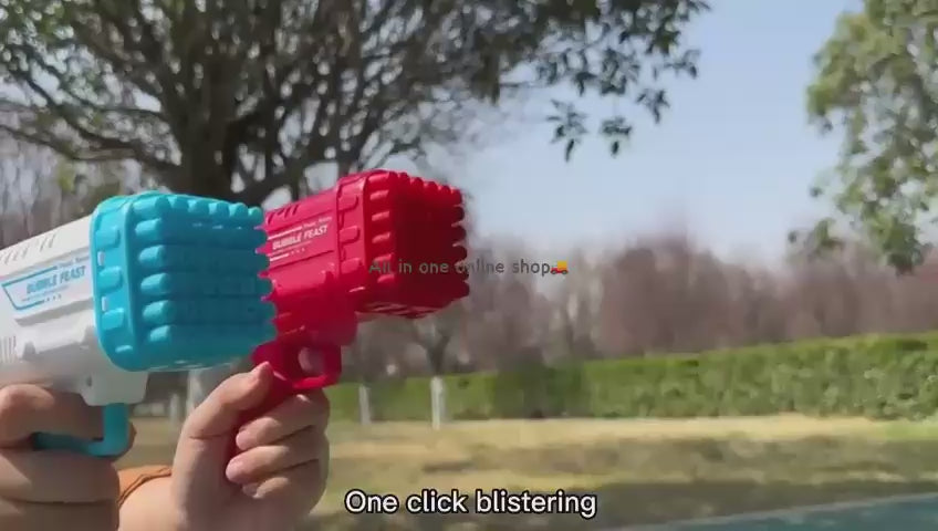 Bubble Bazooka Pro Electric 2 In 1 - Toy Device Designed For Bubble Play And Daily Entertainment Routine
